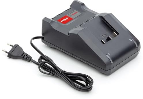IKRA Bosch 36V Akku Ladegerät Ladestation Typ AL 36V-20 mit LED Anzeige, kompatibel mit Allen Bosch 36V Geräten