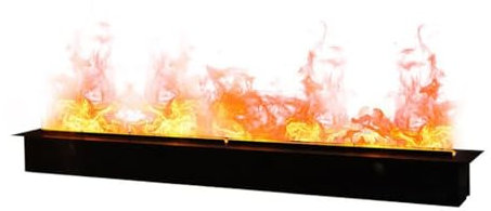 Chimenea Eléctrica de Vapor de Agua Chimenea de atomización 3D, Mueble de TV nórdico Incorporado, Chimenea electrónica for el hogar y la Sala de Estar, humidificador de Llama Chimenea Falsa(100cm)