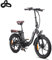 Fafrees F20 PRO E-Bike Klapprad Elektrofahrrad 20 Zoll Fatbike, 250W Motor 36V 18AH Akku, 20 * 3,0 Zoll Mountainbike Elektrofahrrad 40 Nm (Autoschloss, Schwarz)