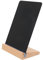 KICHOUSE Panneau Affichage Réutilisable Bois avec Support Tableau Noir Pratique pour Messages et Prix pour Restaurants et Cafés Décoration Personnalisable