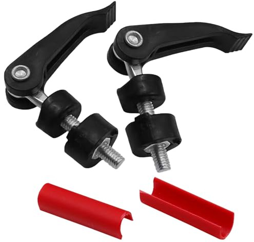 6 Set Lawn Mower Handle Knob Nut Bolt,Handle Knob Nut Bolt with U-bolts for Blade Protection, Versatile Model Compatibility and Secure Grip in Yard and Garden Maintenance