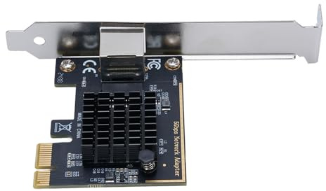 Bewinner Adattatore Server Ethernet PCIE RTL8126, velocità Ethernet 5G per 7 8 10 11, Supporto Multi -gigabit, Soluzione di Rete Versatil