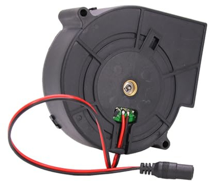 12V 5500RPM 97x33mm Centrifugal Blower Fan for Grill Cooling & PC Ventilation with Twin Bearings Heavy Duty Centrifugal Fan