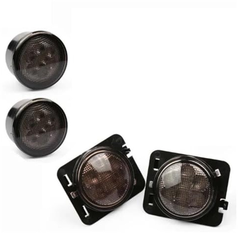 XUXRHMEAN Für J&eep Wrangler JK 2007–2017 Frontscheinwerfer Mit Blinker Auto Scheinwerfer Satz(Combo set)