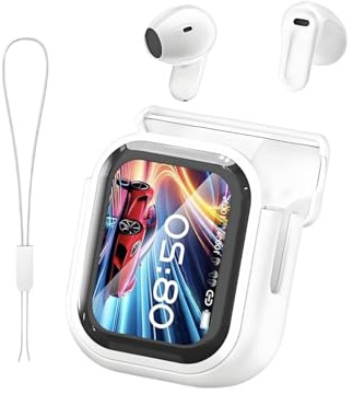 Ne20 Earbuds,2025 New NE20 Bluetooth 5.4 LED Display High Fidelity Waterproof Wireless Earphones, NE-20 Translation Earbuds, Ai Translation Real Time, IPX6 Waterproof for All Occasions (Black)