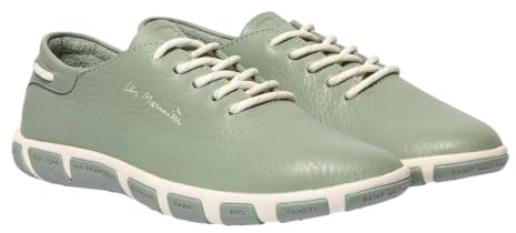tbs Bootsschuh Jazaru F7395, Glattleder, Pastell-Grün, Fußbett zum Wechseln Grün