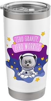 Friends. Zero Worries Vaso térmico de acero inoxidable de doble pared