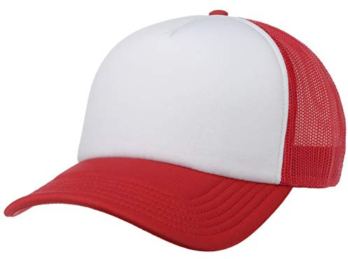 Lipodo 70er Rapper Mesh Cap Damen/Herren - Truckercap aus 100% Polyester - Basecap in Einheitsgröße (55-60 cm)