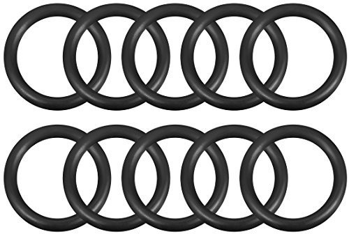 sourcing map Junta Tórica, 10x Juntas Tóricas de Nitrilo, OD 32mm ID24mm Ancho 4mm, Métrico Sellado Juntas de Goma Redondas, Arandelas de Goma Surtidas para Grifos Cocina y Fontanería