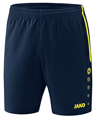 JAKO Herren Shorts Competition 2.0, Marine/Neongelb, 4XL