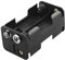 BestPlug Support de Piles pour 4 Piles Micro AAA Noir Taille S 1,5 V