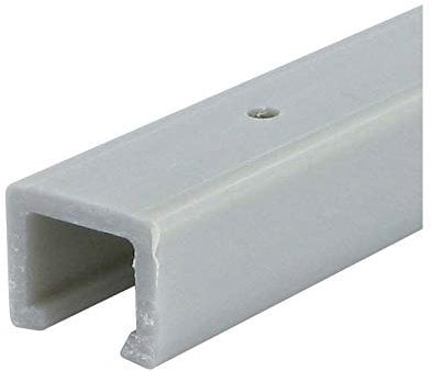 Rail pour portes pliantes salice - Décor : Argent - Fixation : A visser - Hauteur : 16 mm - Largeur : 20 mm - Longueur : 1180 mm - Matériau : Plastique - SALICE