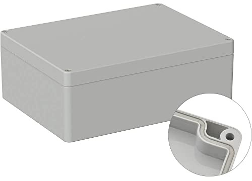 TRU COMPONENTS TC-9065640 Industrie-Gehäuse 200 x 150 x 75 ABS Lichtgrau (RAL 7035) 1 St.