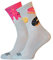 SUPPORT Herren Radsocken atmungsaktive Technologie rutschfeste Faser Unisex lustige Muster Radfahrer Zubehör für Wandern Laufen Klettern Radfahren Essentials, Sweet Do, Größe 42-44 EU