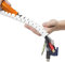 D-Line Kabel-Organizer mit Reißverschluss-Werkzeug, 2,5 m, Kabel-Management-Hülle, Abdeckung für lange Kabelführungen, 2,5 cm Durchmesser, 2,5 m, Weiß