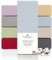 DarBene Spannbettlaken 140x200 Premium, Jersey 100% gekämmte Premium Baumwolle, atmungsaktiv, superweiches Bettlaken bis 30 cm Matratzenhöhe, Oeko-TEX, Hellblau