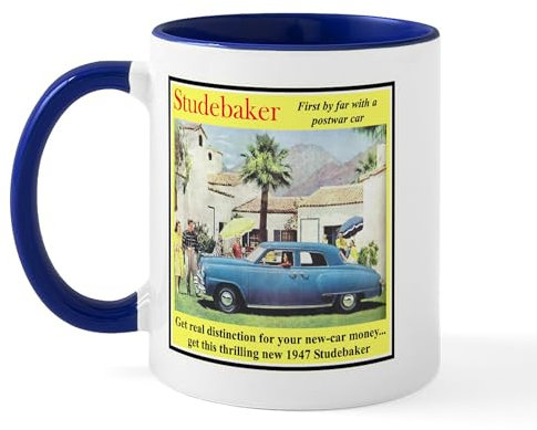 CafePress 1947 Studebaker Ad Mug 11 oz (325 ml) Ceramic Coffee Mug