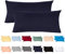 Livessa 2er Set Kissenbezug 40 x 80 cm - Kopfkissenbezug aus%100 Baumwolle Kissenhülle Bügelfrei & Knitterfrei mit Reißverschluss, 40x80cm Pillow Cover, atmungsaktiv, Oeko-Tex Zertifiziert