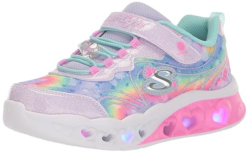 Skechers Flutter Heart Lights - Groovy Swirl 303253L-LVAQ, Girl Sneakers,Sports Shoes, pink, 34 EU