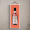 Global Designs Bottle Of Scotch Whisky Illustration Alcohol Themed Long Hanging Plaque
