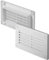 Sistema de conductos planos PVC rejilla de ventilación 55/110
