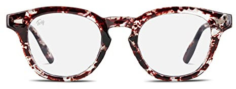 TWIG Bildschirmbrille BAUMAN Herren/Damen Blue Block Bildschirmfilter (RADIATED TORTOISE)