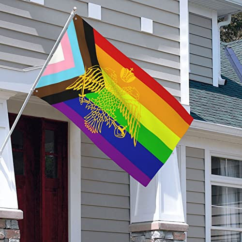 Bandera De Jardín La Bandera De La Iglesia Ortodoxa Griega Exterior Bandera Durable Bandera De Exterior Resistente Uv Bandera De Césped Para Jardín Puerta Balcón 90x150 cm