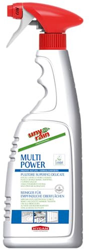 Multi Power Reiniger, ECOLABEL, 6 x 750 ml Flasche, für Reiniger für die tägliche Reinigung und Pflege des Bades, sehr ergiebig