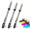3pcs Paint Brushes for Walls, 0.45/0.6/0.7 inch Round Sash Paint Brush Set Small Paint Brushes for Decorating, Fast Accurate Cutting-in Ultra-Smooth Finish