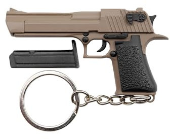 Zhongren Taktischer Mini-Schlüsselanhänger aus Metall mit beweglichen Teilen, Modell-Kollektion, Anhänger, Taschenanhänger für Männer, Armee-Fan, Jungen, Freund, Geschenk (Silber), hautfarben, One