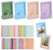 4 Mini Instant Photo Frames with 40 Sheets Photo Album Border Stickers, Colorful Photo Frame for 3-inch Photos, Instant Camera Photo Accessories Compatible with Instax Mini Series