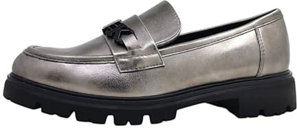 Marco Tozzi by Guido Maria Kretschmer Damen Loafer ohne Absatz Elegant mit Blockabsatz