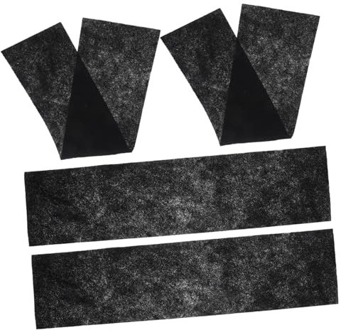 Warmhm Aktivkohle Pads im Automobillackierraum zur Verbesserung der Luftqualität 4 Blatt aus Faser für Aktivkohlefilter Vlies Passend für Lüftungsschlitz und Luftfilter
