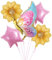VIKY® Schmetterling Deko Geburtstag Mädchen, Schmetterlinge Deko Folienballon, Geburtstagsdeko Schmetterling Luftballons Deko Kindergeburtstag, Schmetterling Folienballon für Kinder Geburtstag Deko