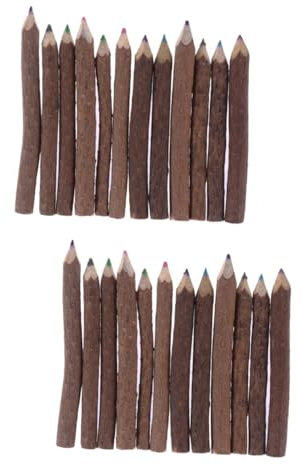 NUOBESTY 16stücke Teiliges Set Baumstamm Farbige Buntstifte Für Kreative Kunst Für Künstler Um Kreative Fähigkeiten Zu Fördern