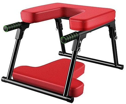 Inversionstisch und Kopfstandbank – Faltbarer multifunktionaler Heim-Fit- & Yoga-Stuhl zum Üben von Kopfständer, Schulterständer, Krafttraining