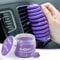 160g Gel Detergente per Auto, Kit di Pulizia Auto Gel, per Presa d'Aria Automatica, Detergente per Tastiere e Fotocamere (Viola)