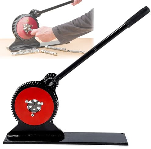 6-Jaw Low Pressure Hose Press, Manual Hose Crimper, 5-34mm Pressing Range, Large Gear Pipe Pressing Crimping Tool, Pneumatic Fuel Hose Hydraulic Hose, for Pump Inlet, Return, Outlet Pipes