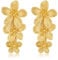 LILIE&WHITE Damen Ohrringe Gold Blumen, Hypoallergen Nicht Verblassend, Statement Ohrringe Hängend, Geschenkidee Für Damen