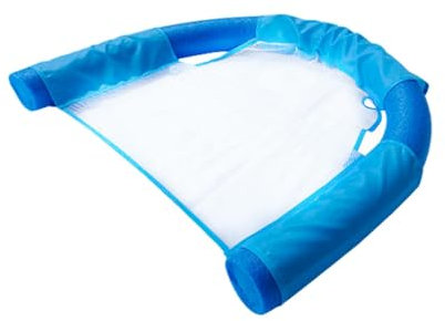 Chaise à nouilles de natation, chaise en maille filet flottante, chaise de nouilles de piscine, chaise de nouilles de piscine pour adultes et , siège en U, piscine flexible et portable