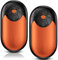 Handwärmer Wiederaufladbar 2 Pack, 8000mAh Handwärmer Elektrische, Taschenwärmer Single 24 Stunden Lange Heizung, 3 Heizmodi für Frauen Männer Camping Jagd Golf(Orange)