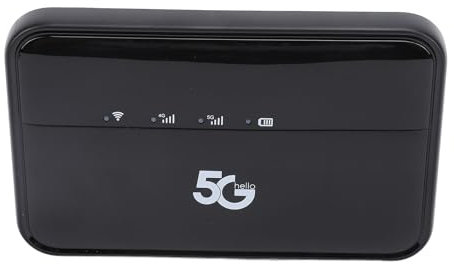 Hotspot Mobile 5G pour Voyage, Routeur 5G de Poche avec Emplacement pour Carte SIM, étanche IP54, Modem 5G, pour Android 11, pour Bluetooth 5.1, Appareil Réseau 5G Portable,