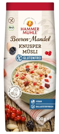 Hammermühle Bio Beeren-Mandel Knuspermüsli glutenfrei (0.3 kg)