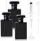Pack of 3 Perfume Atomisers Refillable 50ml 30ml, Glass Empty Perfume Bottles for Women Men, Atomiser Spray Bottle Glass with Accessories, Perfume Refill Bottle Travel for Travel, Date, Business Trip