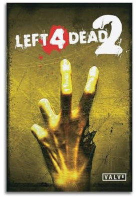 UHHYFVN Poster Left 4 Dead 5.1 cm, Wandkunst, dekoratives Gemälde, Schlafzimmer, Gemälde, Poster, 20 x 30 cm, ungerahmter Stil
