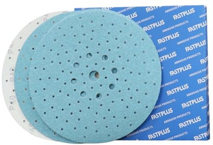 Schleifpapier 225mm Klett 40 Körnung Schleifscheiben Staubentfernung Keramik Schleifpapier Blau 10 Stück Schleifpapier Wandschleifen Holzpolieren