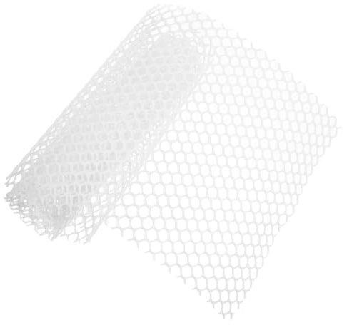 Homoyoyo Balkonschutzzaun sicherheitsnetz schutznetz Plastiknetz balkonnetz für haustiere Gitterzaun Maschendrahtzaun aus Kunststoff Plastikzaun Plastikgartenzaun pp Weiß