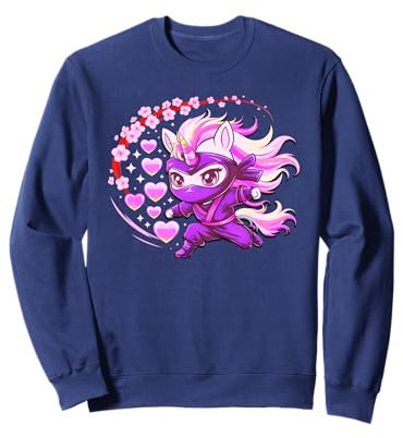 Gobelet d'anniversaire licorne Ninja I Like Toddler Vibes pour filles Sweatshirt
