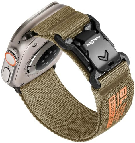 Bandletic Compatible with Apple Watch Ultra 2/Ultra 3 Strap, Nylon Soft Breathable Durable Sport Bands with Magnetic Buckle for Apple Watch Series 11/10 46mm, 9/8/7 45mm, SE 6/5/4 44mm, 3/2/1 42mm