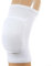 1 paio di ginocchiere elastiche a compressione sportiva per un uso confortevole e di supporto durante le attività (S bianco)